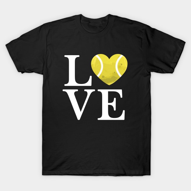 Tennis love T-Shirt by ArtStopCreative